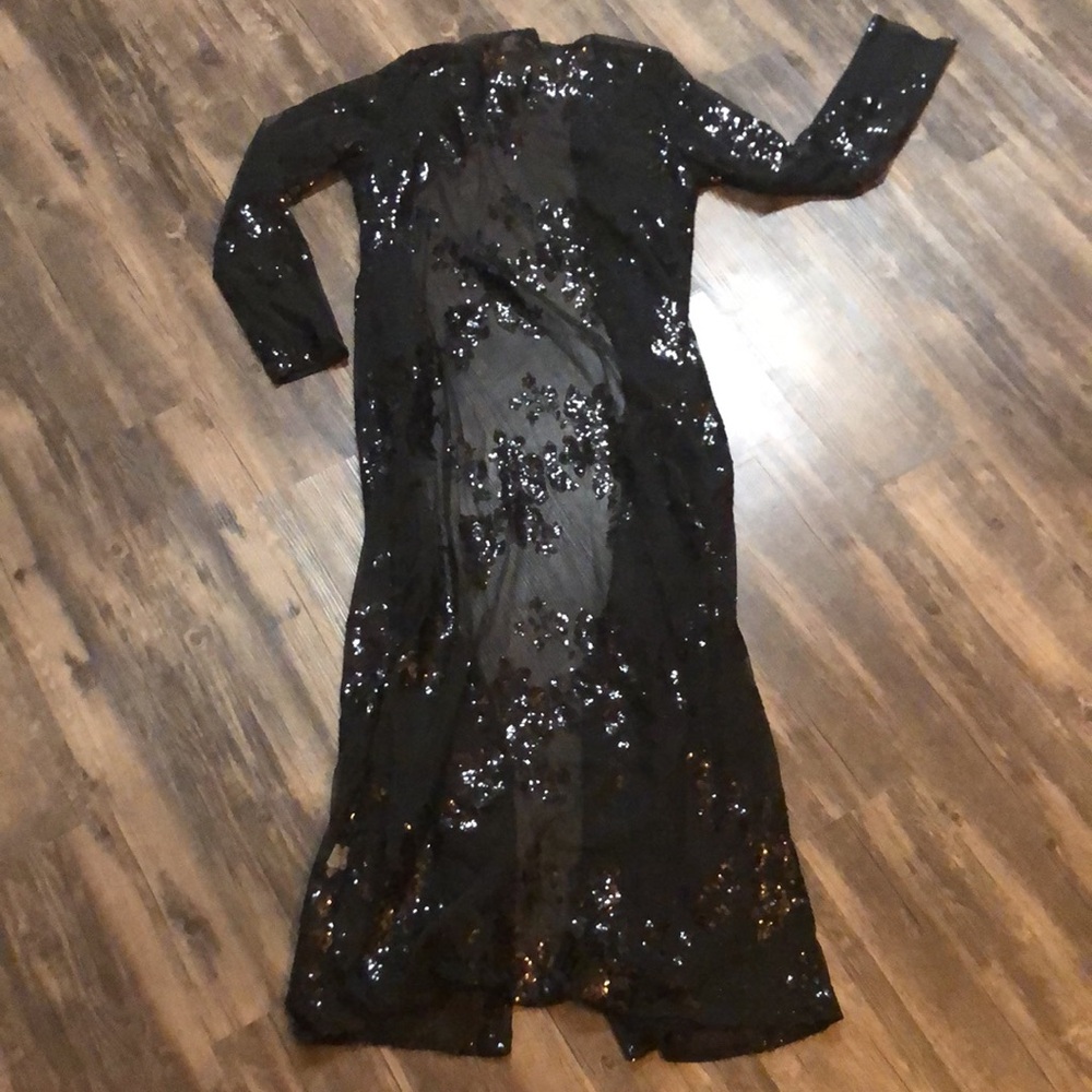 Windsor Sequin Mesh Duster - Picture 4 of 6